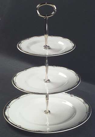 Rhodes 13 7/8"-14 1/4" 3-Tiered Serving Tray(DP,SP,BB) HC