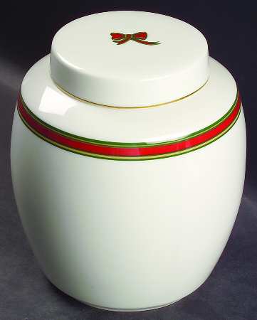 Ribbon Medium Ginger Jar & Lid