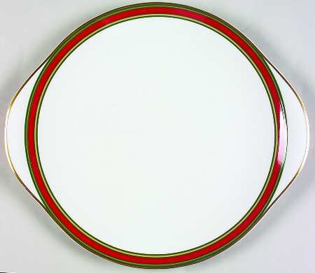 Ribbon Handled Cake Plate