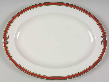 Ribbon 13" Oval Serving Platter