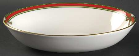 Ribbon 9" Oval Vegetable Bowl