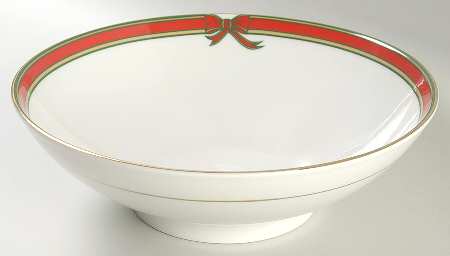 Ribbon 8" Round Vegetable Bowl