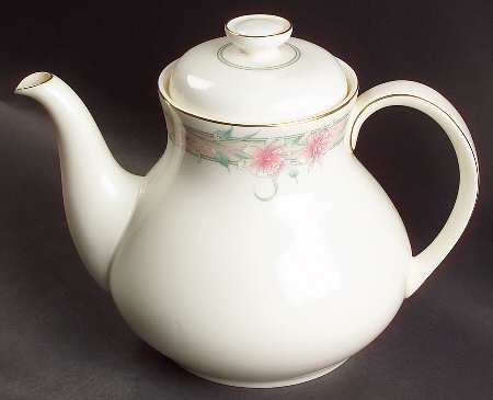 Ribbons & Flowers Teapot & Lid