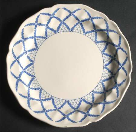Romney Blue 12" Chop Plate (Round Platter)