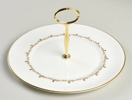 Rondo Round Serving Plate with Center Handle (Dp) Hc
