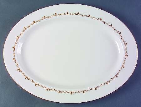 Rondo 16" Oval Serving Platter