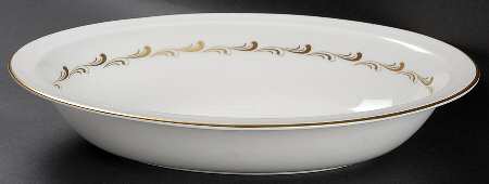 Rondo 10" Oval Vegetable Bowl by Royal Doulton