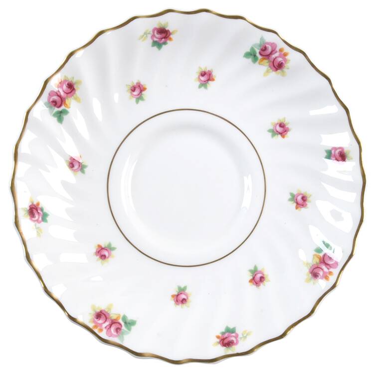 Rosebud Saucer for Cream Soup Bowl