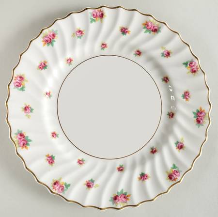 Rosebud Luncheon Plate