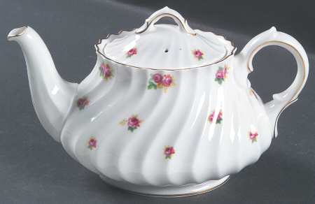 Rosebud Teapot & Lid