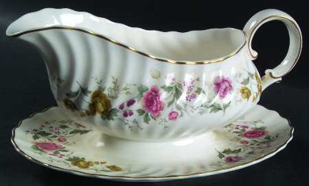 Rosell Gravy Boat with Attached Underplate
