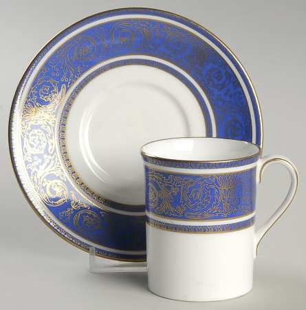 Royal Windsor Flat Demitasse Cup & Saucer Set