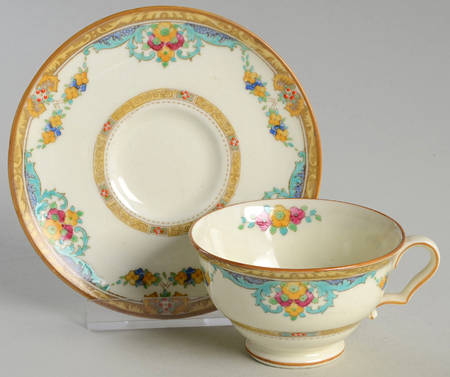 The Roxbury Footed Demitasse Cup & Saucer Set