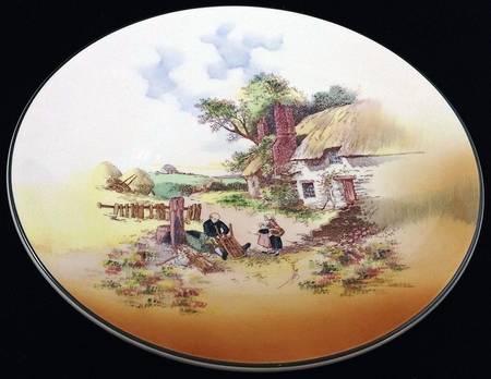 Rustic England Plate Wall