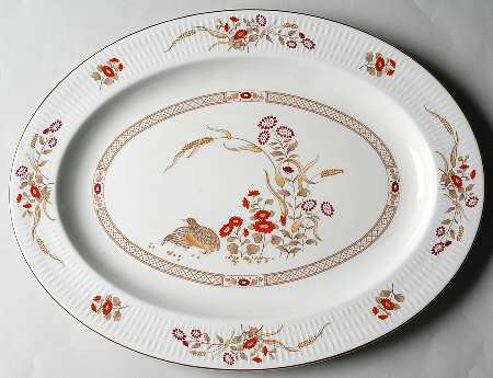 Russet Glen 16" Oval Serving Platter