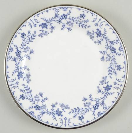 Sapphire Blossom Bread & Butter Plate