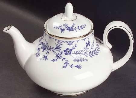 Sapphire Blossom Teapot & Lid