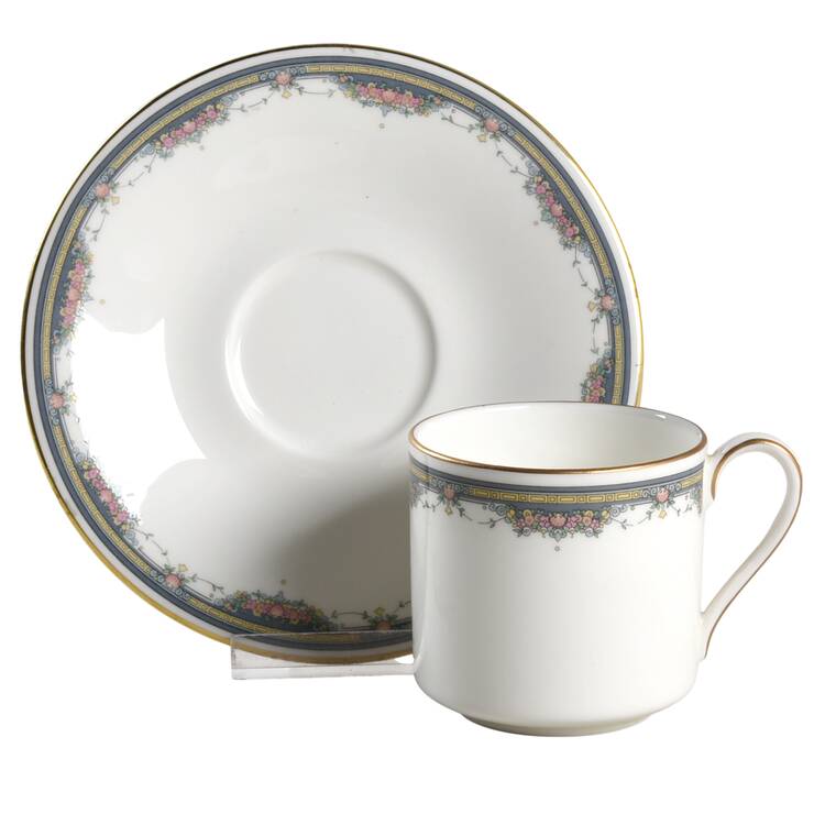 Salisbury Flat Demitasse Cup & Saucer Set