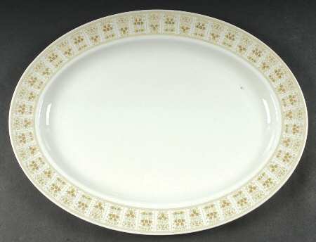 Samarra 16" Oval Serving Platter