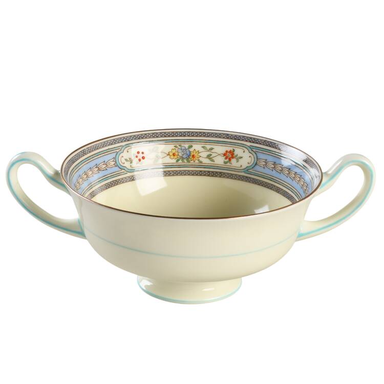 Sandhurst Footed Cream Soup Bowl