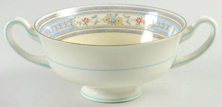 Sandhurst Footed Cream Soup Bowl