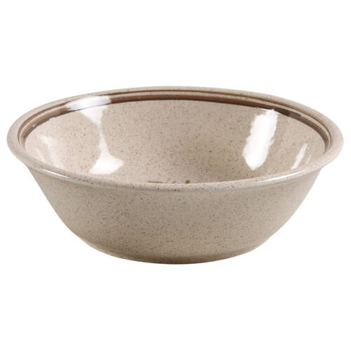Sandsprite (Double Line Brown Trim) Coupe Cereal Bowl