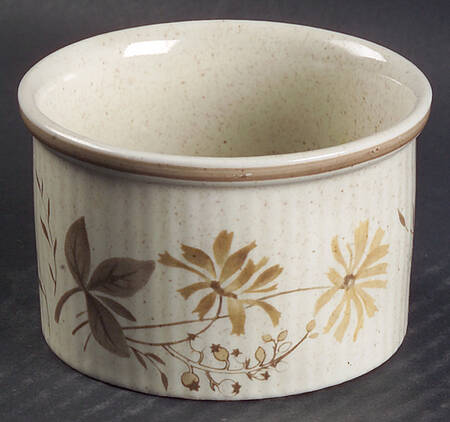 Sandsprite (Double Line Brown Trim) Ramekin