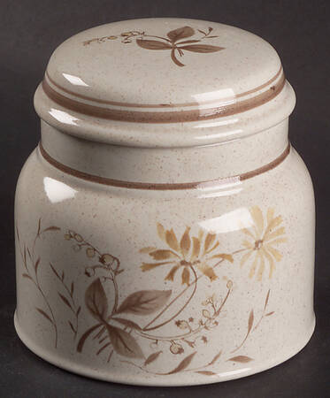 Sandsprite (Double Line Brown Trim) Sugar Bowl & Lid by Royal Doulton