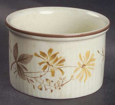 Sandsprite (Double Line Brown Trim) Ramekin