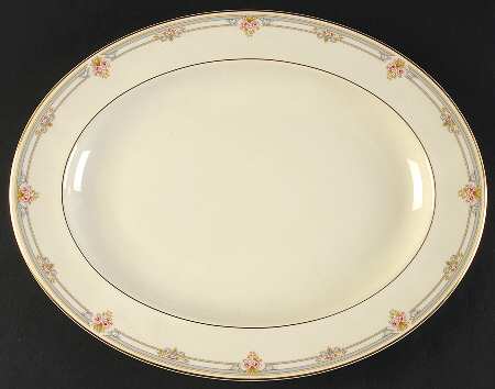 Sarah 13" Oval Serving Platter