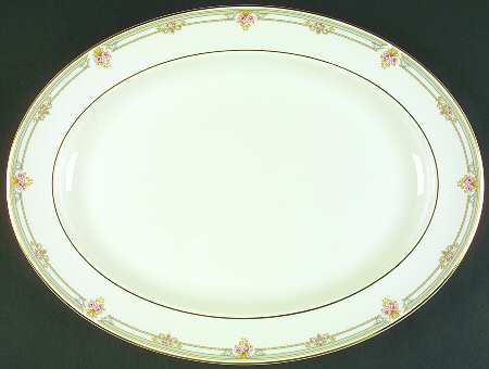 Sarah 16" Oval Serving Platter
