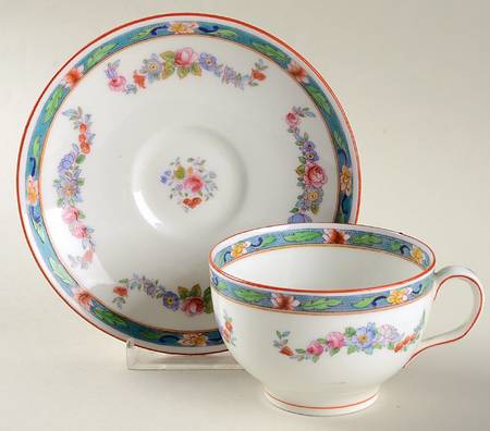 Satsuma Flat Cup & Saucer Set