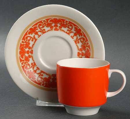Seville Flat Cup & Saucer Set