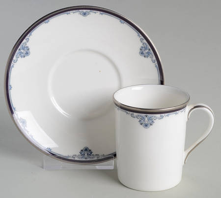 Sheridan Footed Demitasse Cup & Saucer Set