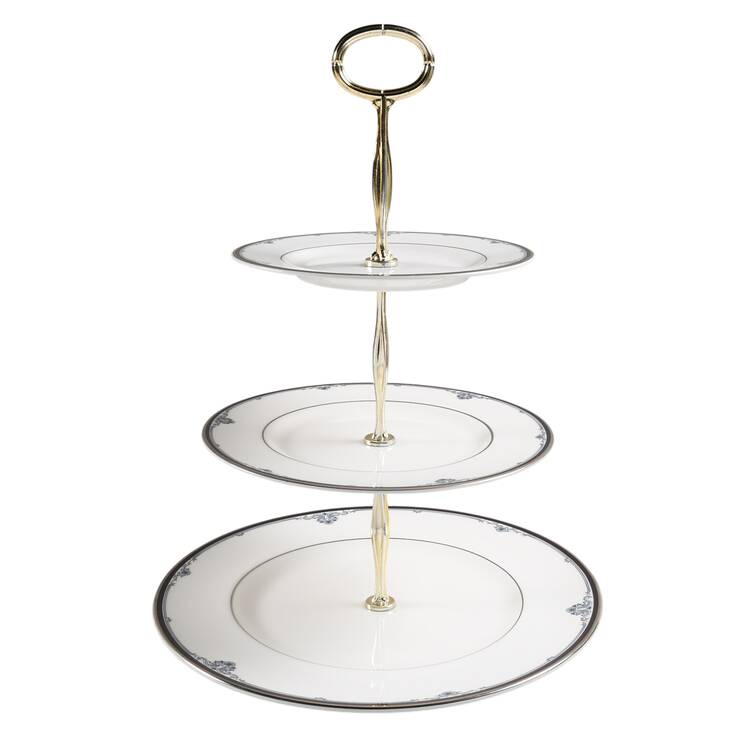 Sheridan 13 7/8"-14 1/4" 3-Tiered Serving Tray(DP,SP,BB) HC