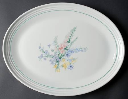 Shady Lane 16" Oval Serving Platter