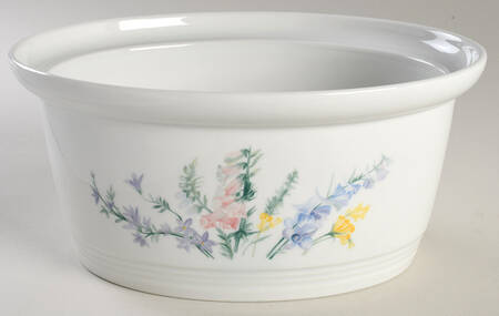 Shady Lane 2.25 Quart Oval Covered Casserole No Lid