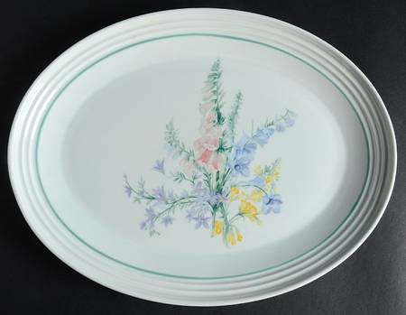 Shady Lane 13" Oval Serving Platter
