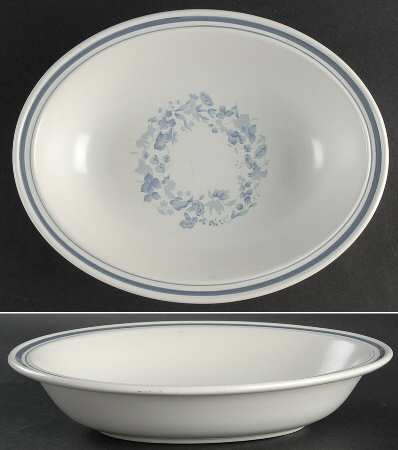 Shadow Play 10" Oval Vegetable Bowl
