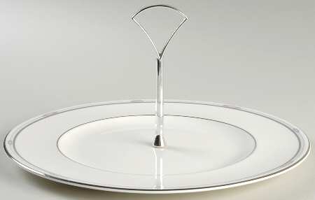 Simplicity Round Serving Plate with Handle (DP)