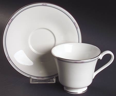 Simplicity Footed Cup & Saucer Set