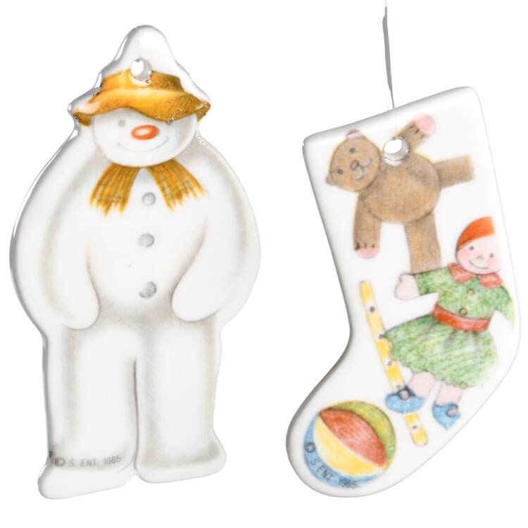 Snowman Ornament (Set of 2 Motifs)