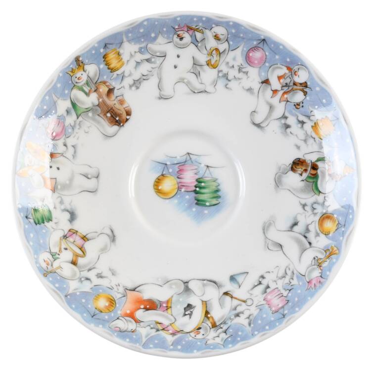 Snowman Saucer
