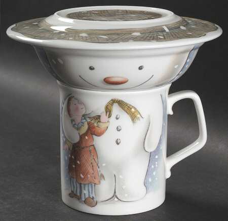 Snowman (3 Piece) Child's Set-No Box (Chbowl,Chpl,Chmgm2)