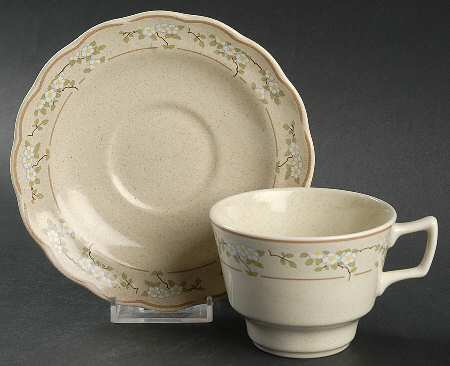 Somerset Flat Cup & Saucer Set
