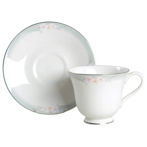 Sophistication Footed Cup & Saucer Set by Royal Doulton