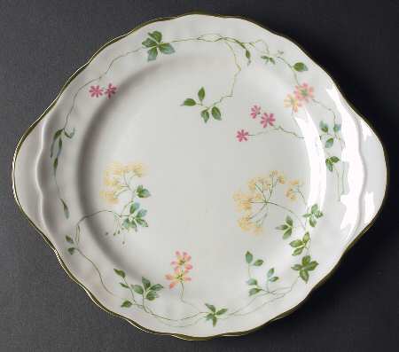 Southdown Handled Cake Plate
