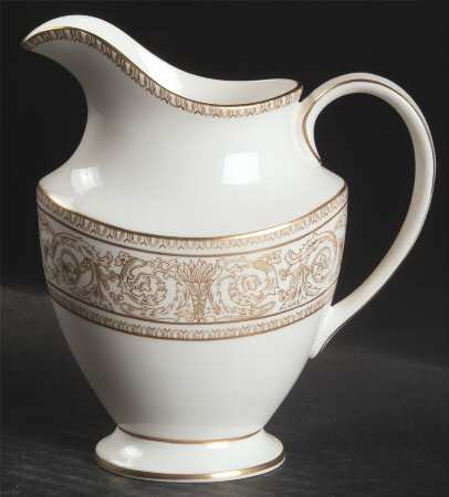 Sovereign (Gold Scroll and Leaf Rim) Creamer