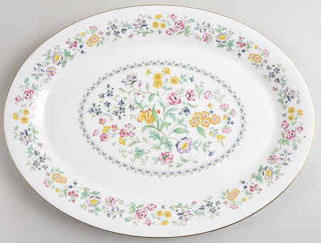 Spring Glory 16" Oval Serving Platter