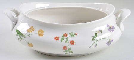 Springtime Oval Vegetable No Lid